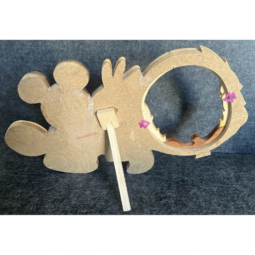 VINTAGE Mickey Mouse Soccer Wooden Picture Frame 14